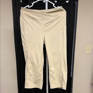 Willit Beige Activewear Leggings Medium
